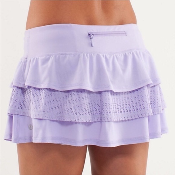 lululemon athletica Pants - RARE lululemon Light Purple Ruffle Skort 4